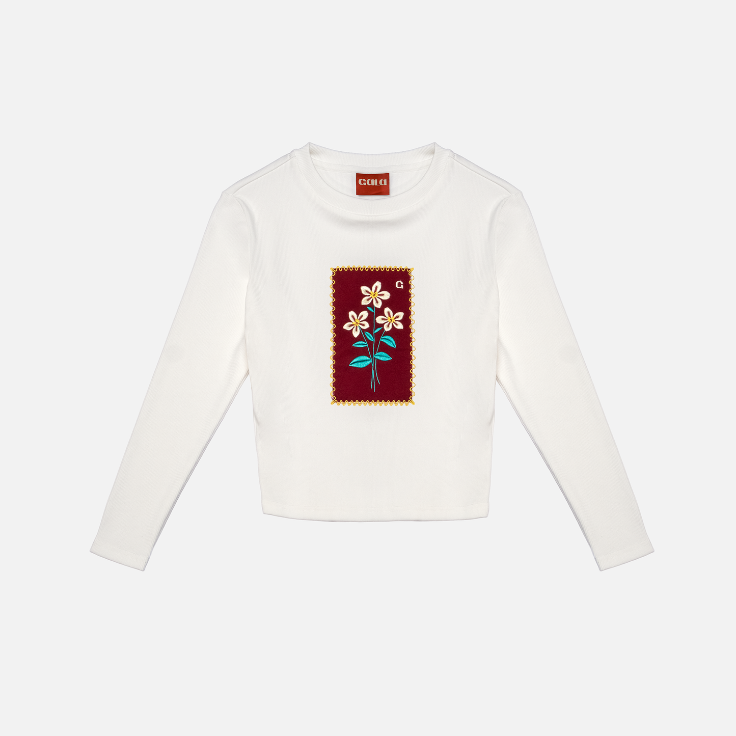 stamp baby tee