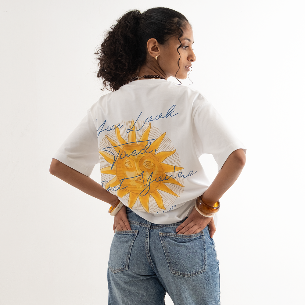 glowing  t-shirt