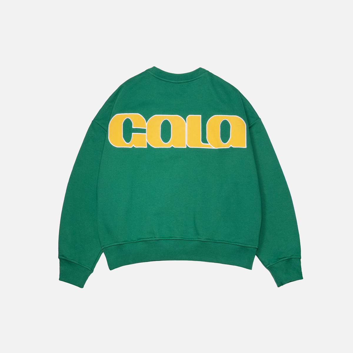 scoop green sweater