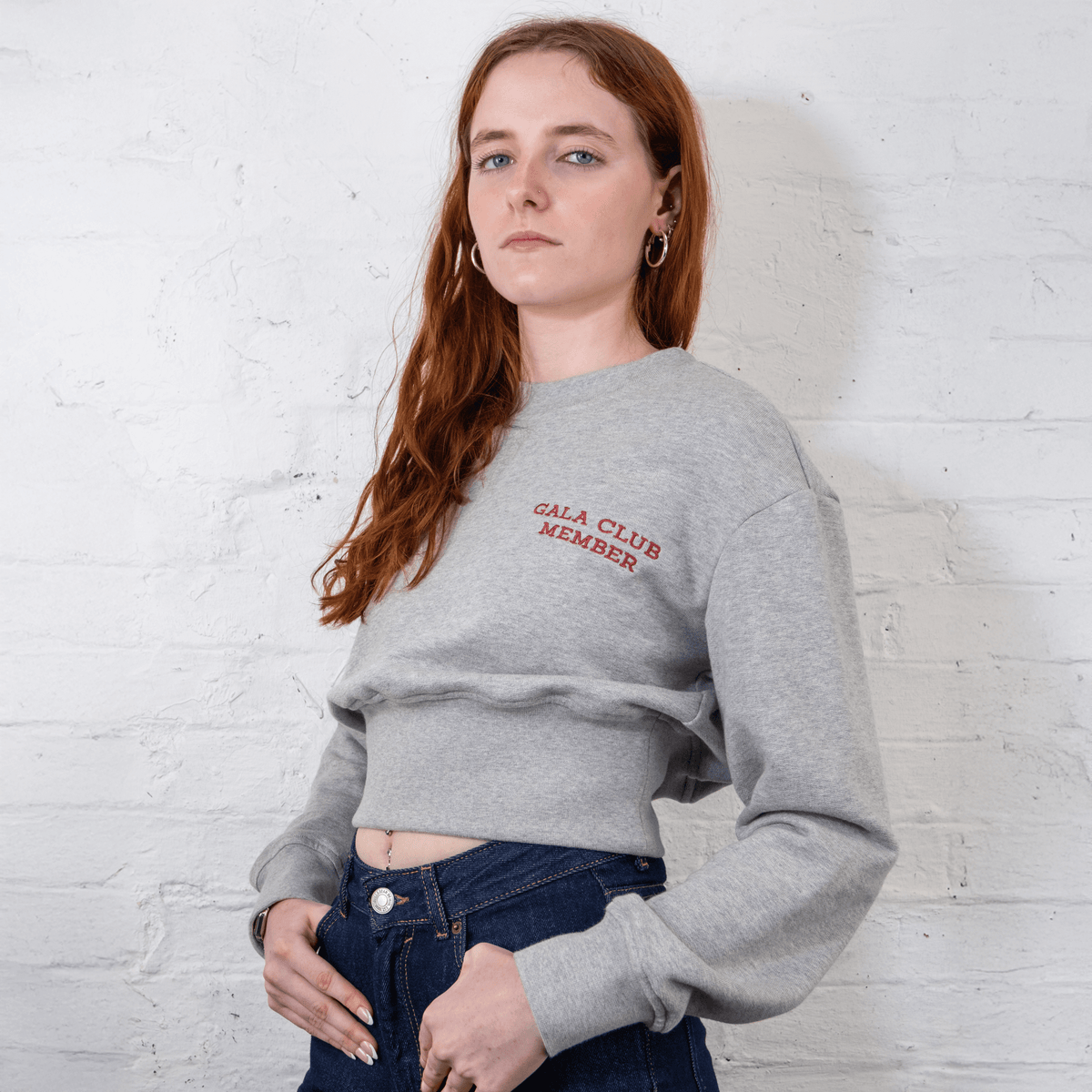 club grey sweater